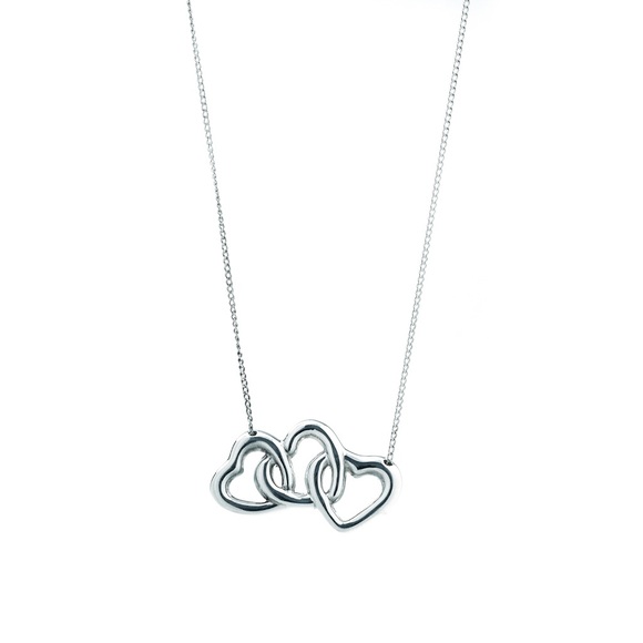 Tiffany & Co. Jewelry - TIFFANY & CO. STERLING SILVER THREE HEART PENDANT